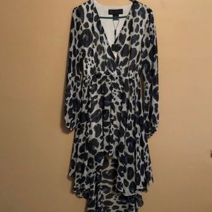 Blue cheetah Print Dress NWT! 🌞